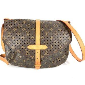 LOUIS VUITTON M93998 MonogramPerfo Furore Saumur Crossbody Shoulder Bag